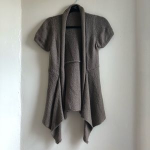 High/low blanket sweater